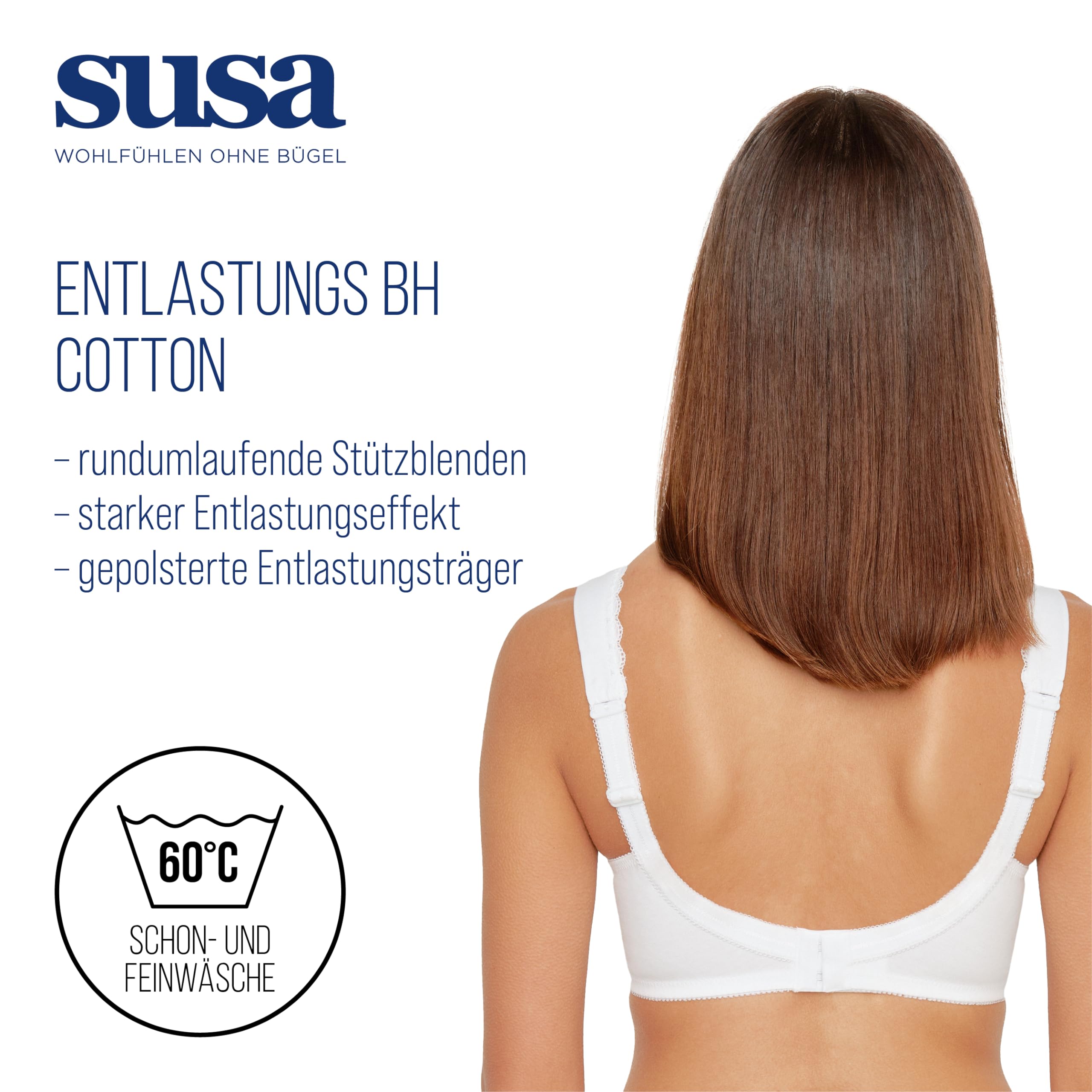 Susa Topsy Plus Entlastungs-BH ohne Bügel