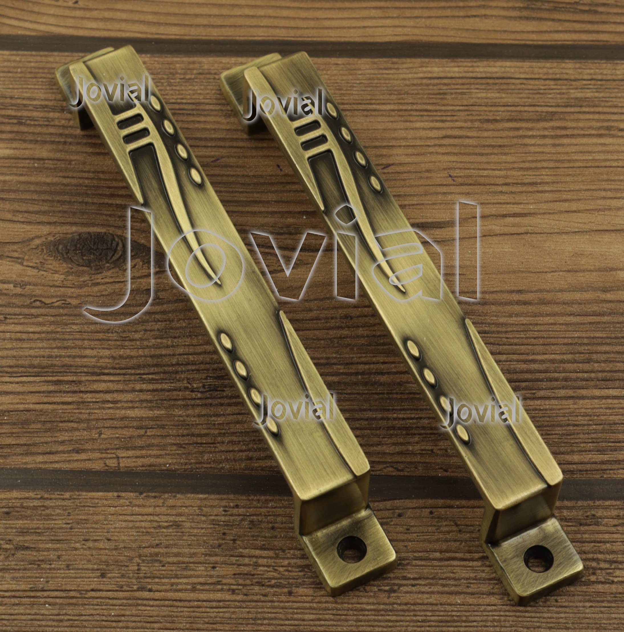 Jovial 143 Main Door Handle/Door Handle/Pull Handle/Handle Set (7 Inch, Finish: Antique Brass, Material : Zink Alloy, 2 Pcs Set)