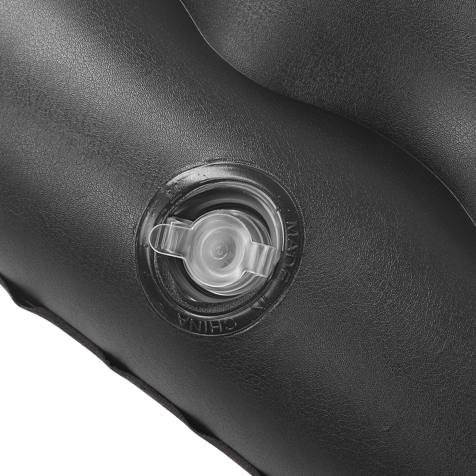 Alomejor Materac Dmuchany PVC Uciekający Materac Samochodowy 174 X 126 Cm 12 V Pompa Wewnętrzna Szybkie Nadmuchanie Powierzchnia Blokująca Hałas dla SUV MPV RV Camping Travel (BLACK)