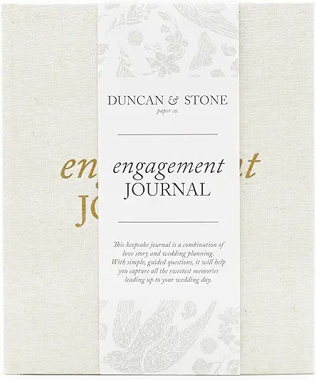 Engagement Journal for Couples (Ivory, 69 Pages) by...