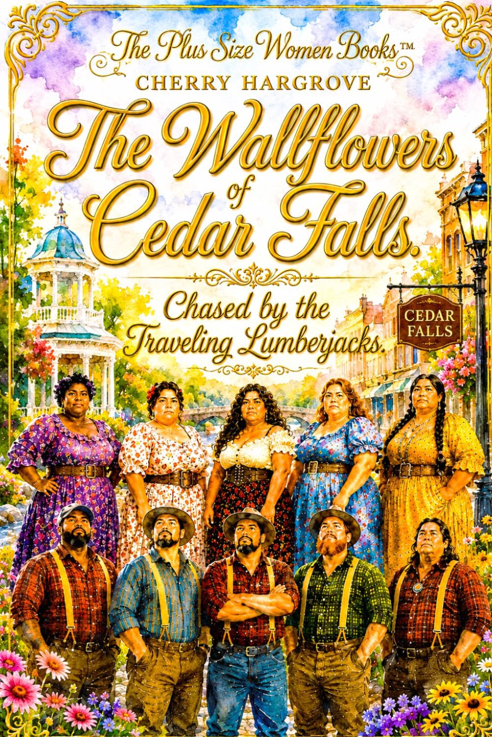 The Wallflowers of Cedar Falls: Chased by the Traveling Lumberjacks (Christian Romance of Faith, Fearless Love, and Second Chances)