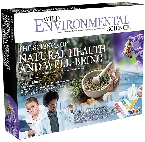 WILD ENVIRONMENTAL SCIENCE Salud natural y bienestar | Kit STEM para mayores de 8 años | Haz tu propia almohada de ensueño, popurrí, difusores de