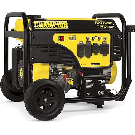 Champion Power Equipment 100813 9375/7500-Watt Portable Generator with Electric Start