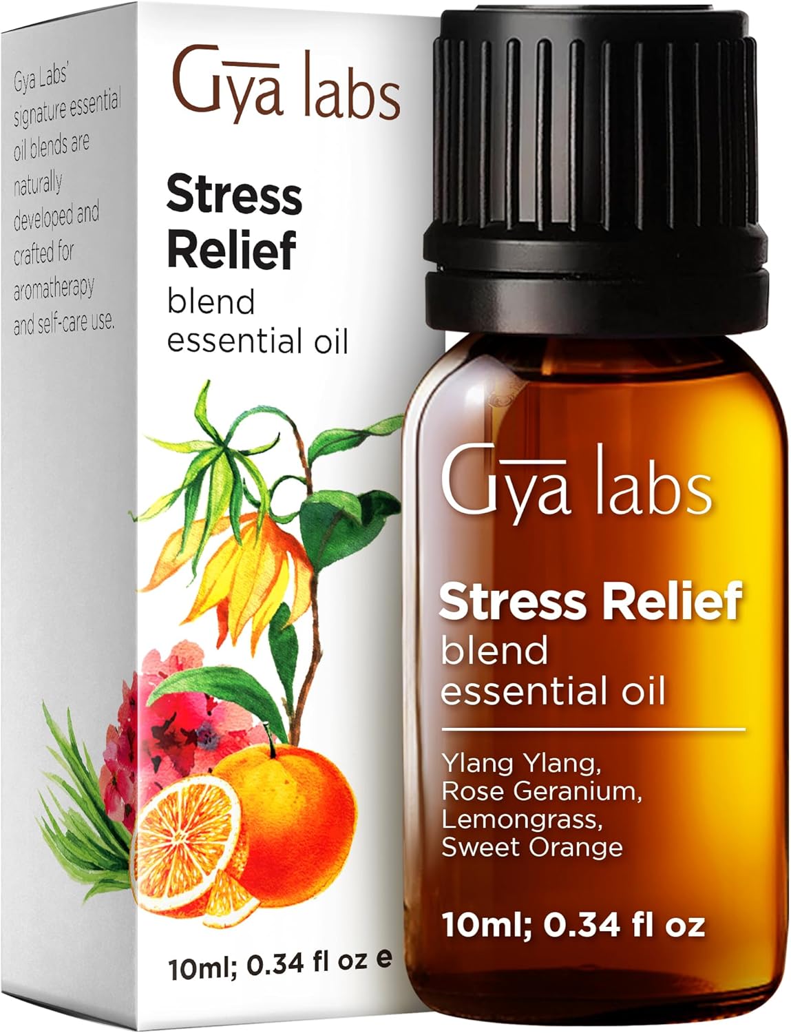Gya Labs Stress Relief Essential Oils for Diffuser Essential Oils for