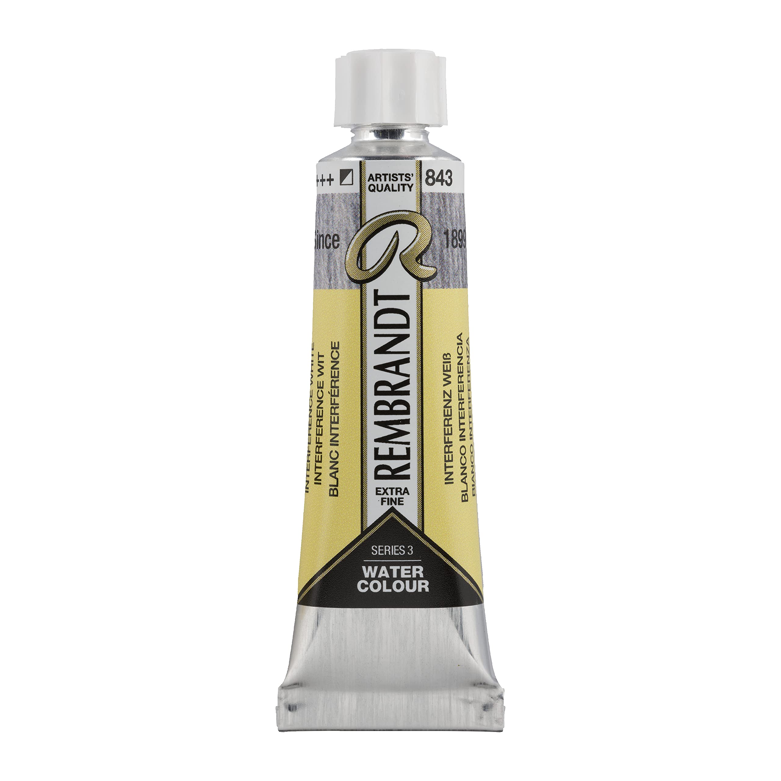 Royal Talens Rembrandt Watercolour Paint 10ml Interference White For Artists