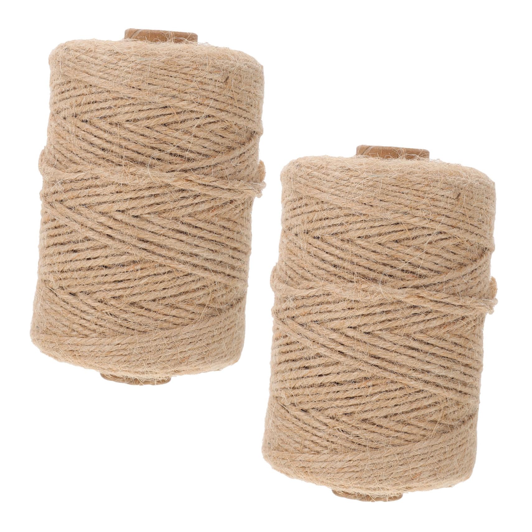 SUPVOX 2 Spago in Juta Naturale per Giardinaggio Artigianato Confezionamento e Decorazioni Te Corda Resistente e Versatile per Uso Esterno