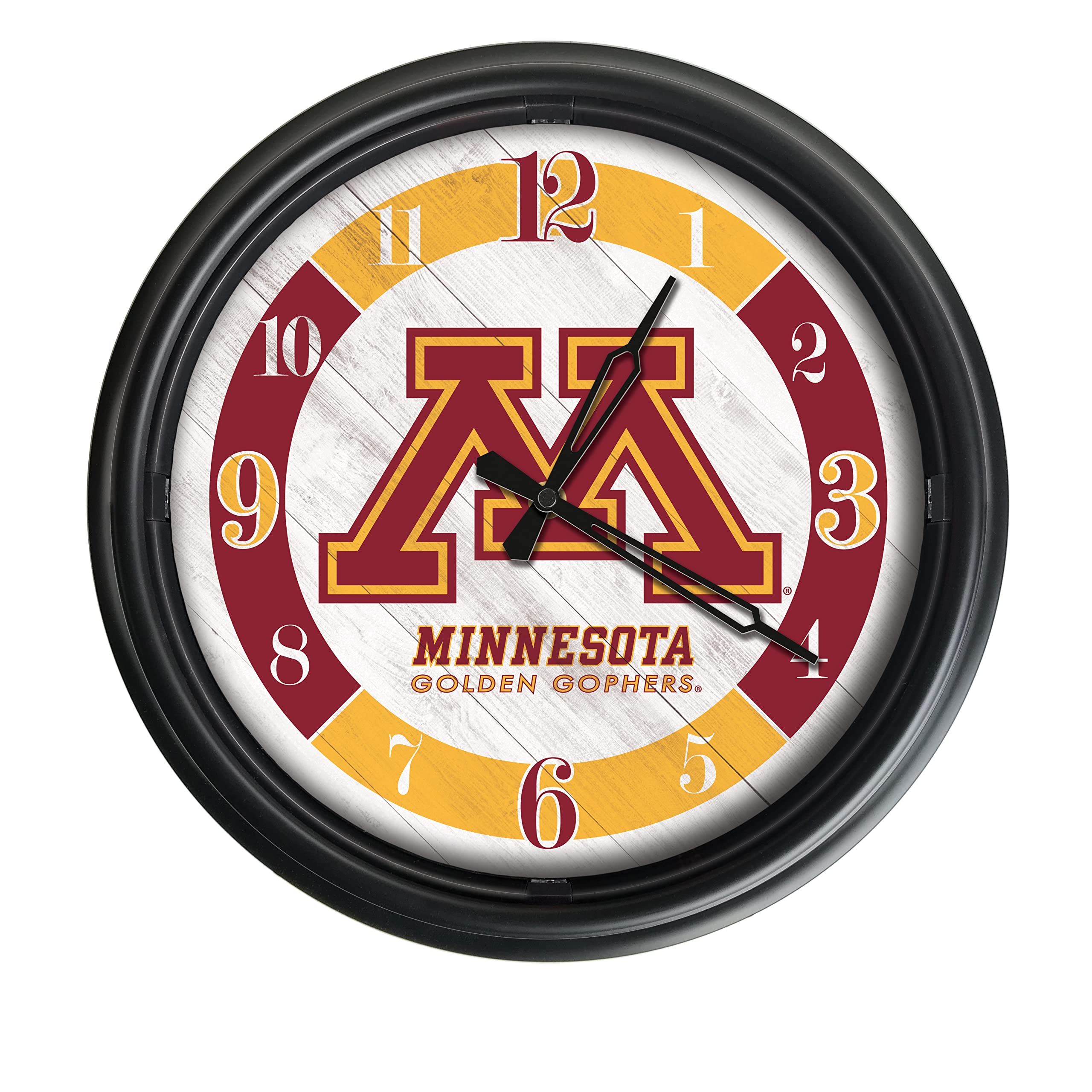 Holland Bar Stool Co. University of Minnesota Indoor/Outdoor LED Wall Clock
