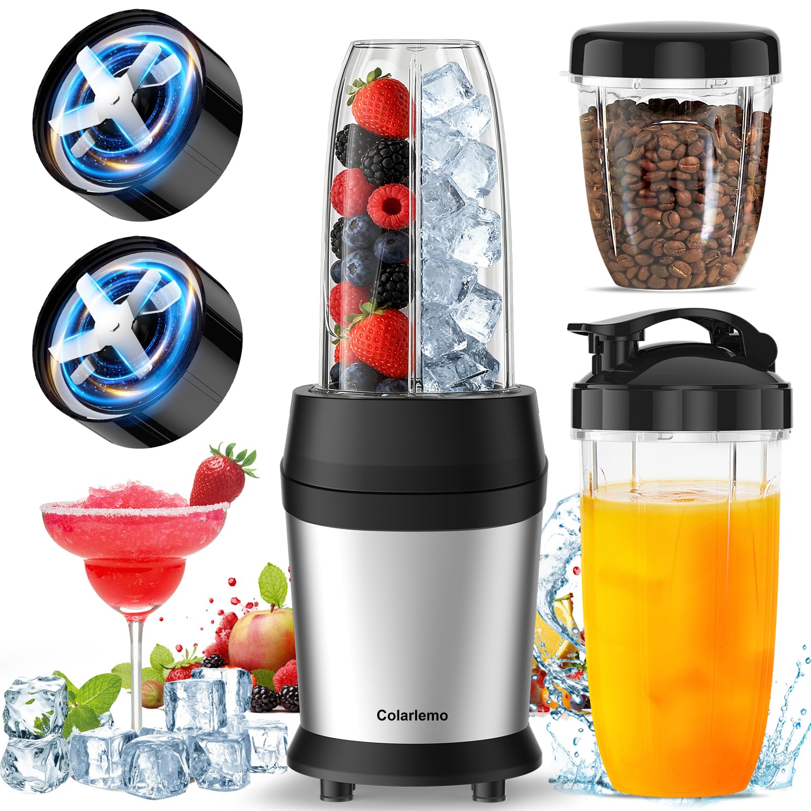 Colarlemo 12-Piece Smoothie Blender