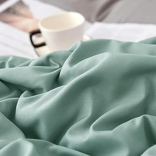 Miniatura 8 de Juego de funda de edredón de 3 piezas de hojas de otoño, tamaño Queen de 90 x 90 pulgadas, con 2 fundas de almohada, juego de funda de edredón de