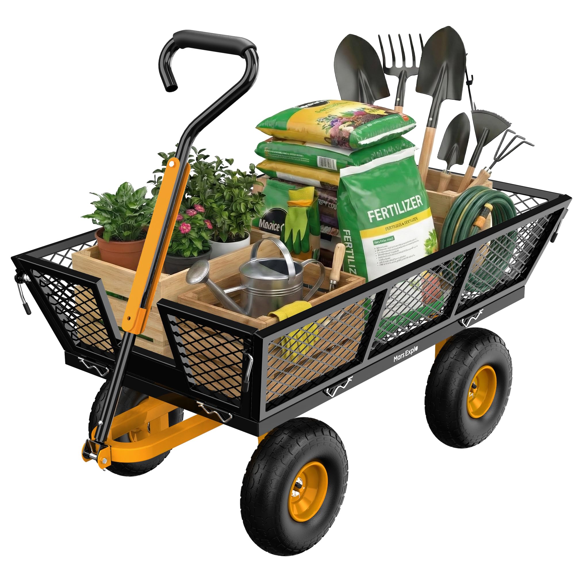 Mars Explo Steel Garden Cart