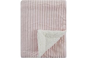 Mon Lapin Rose Corduroy Receiving Blanket: Super Plush Embracing Comfort for Your Precious Newborn