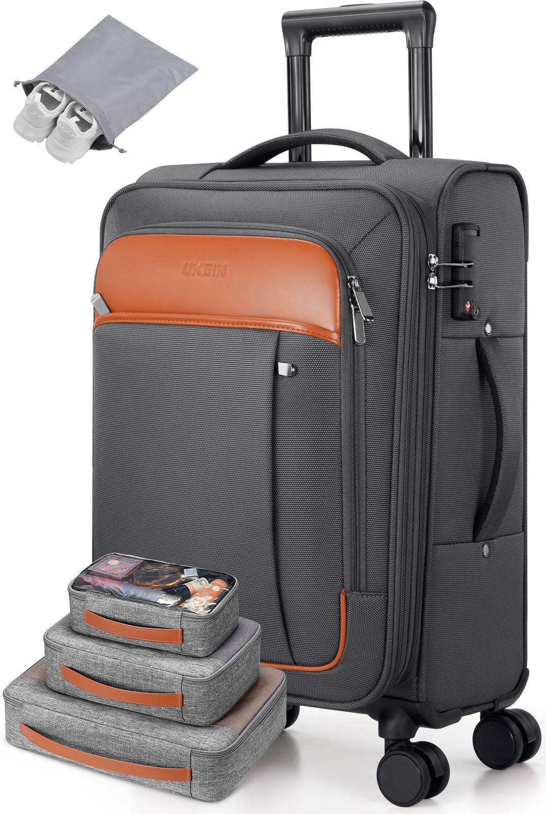 UKEIN Grey Carry On 20in