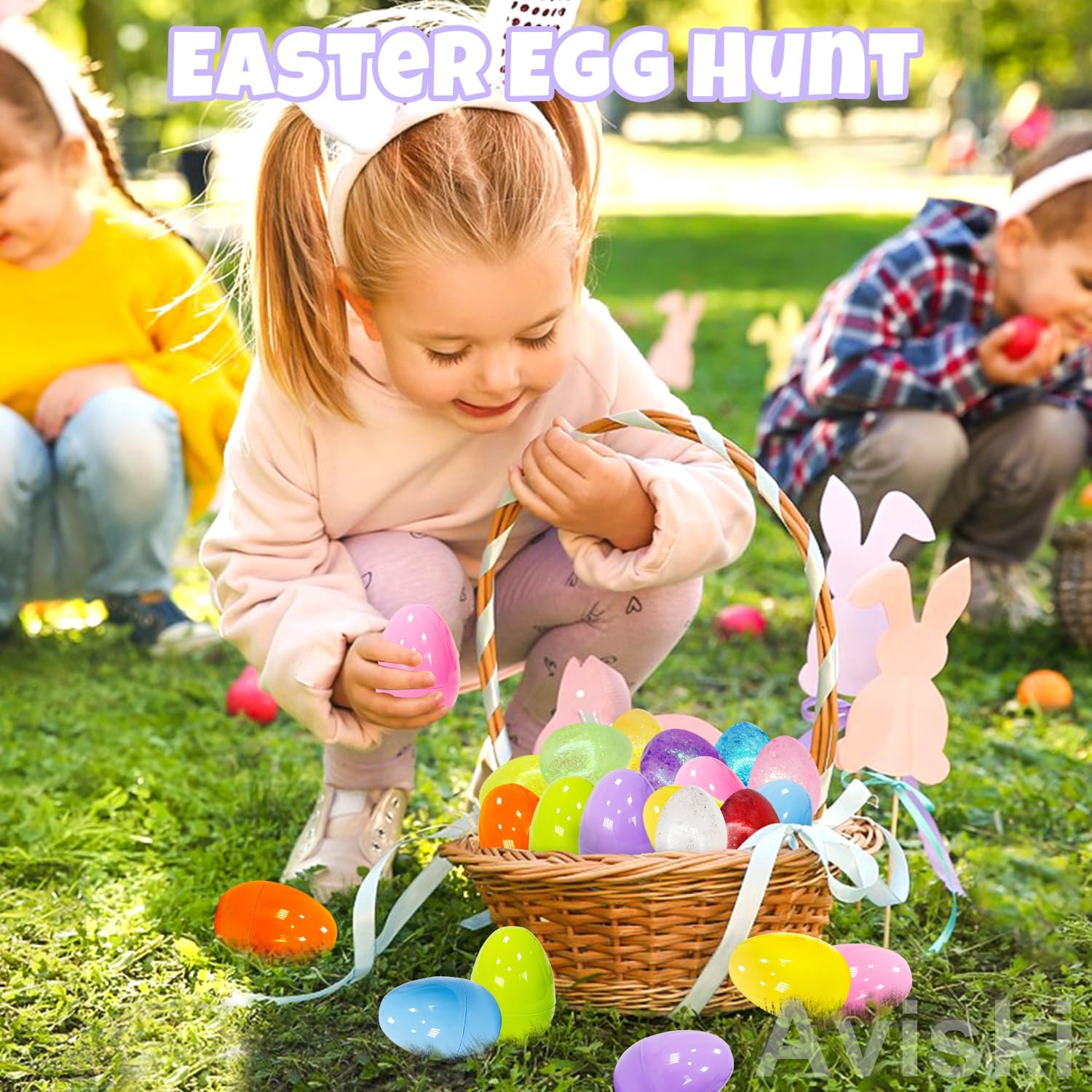 24 Pack Easter Eggs with Egg Shape Stree Ball Toys, Easter Basket Stuffers for Kids Toddlers, Squeeze Toys for Easter Party Favors, Easter Gifts for Kids, Filled Easter Egg with Toys Inside - Image 6