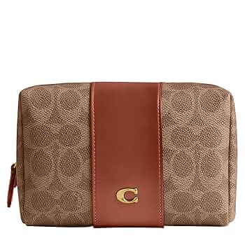 Amazon.com: Coated Canvas Signature Essential Cosmetic Pouch