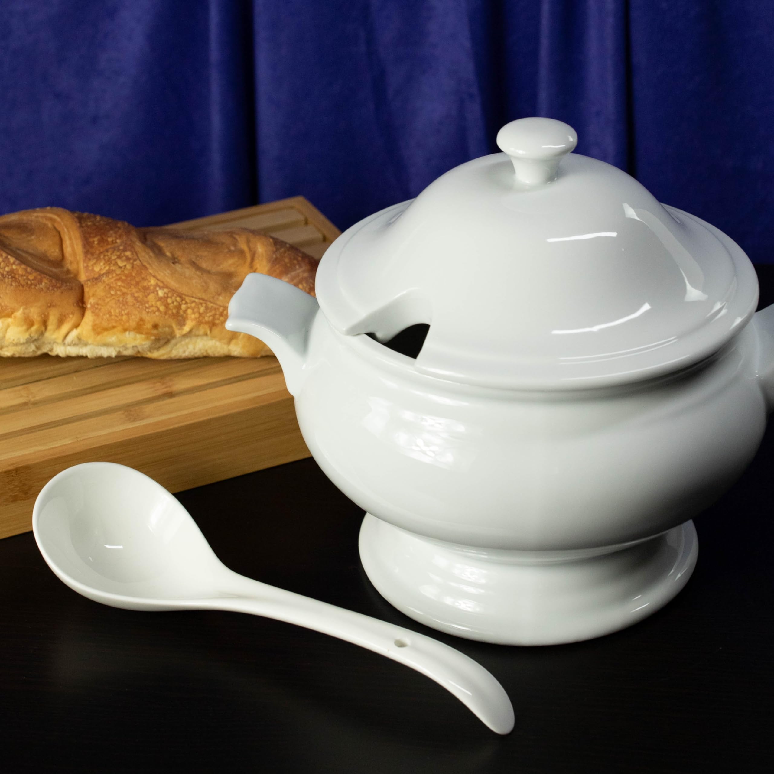 Snapklik.com : BIA Cordon Bleu Everyday Porcelain 3-Piece Soup Tureen ...