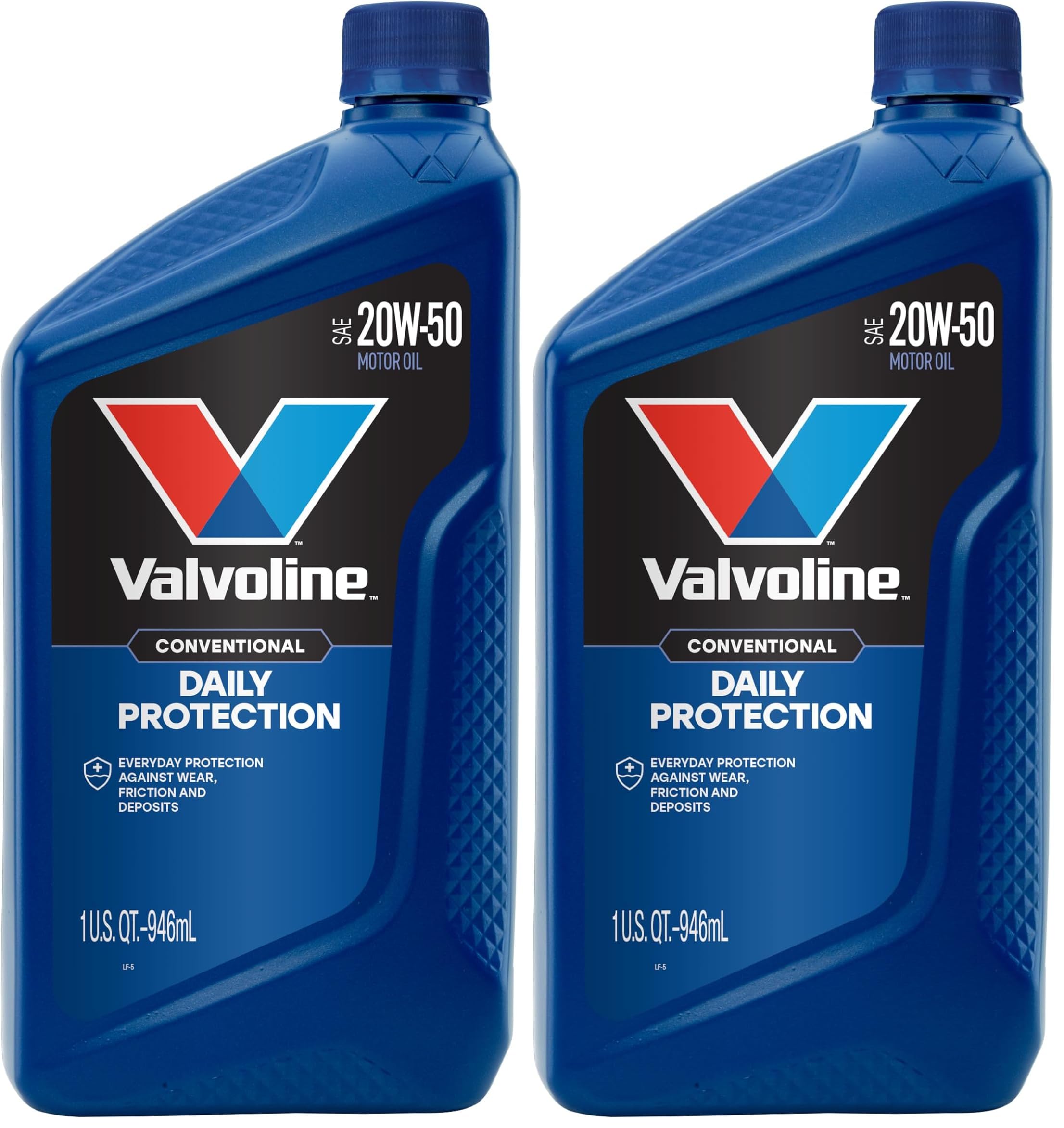 Valvoline Daily Protection 20W-50 ConventionalMotor Oil 1 QT (Pack of 2)