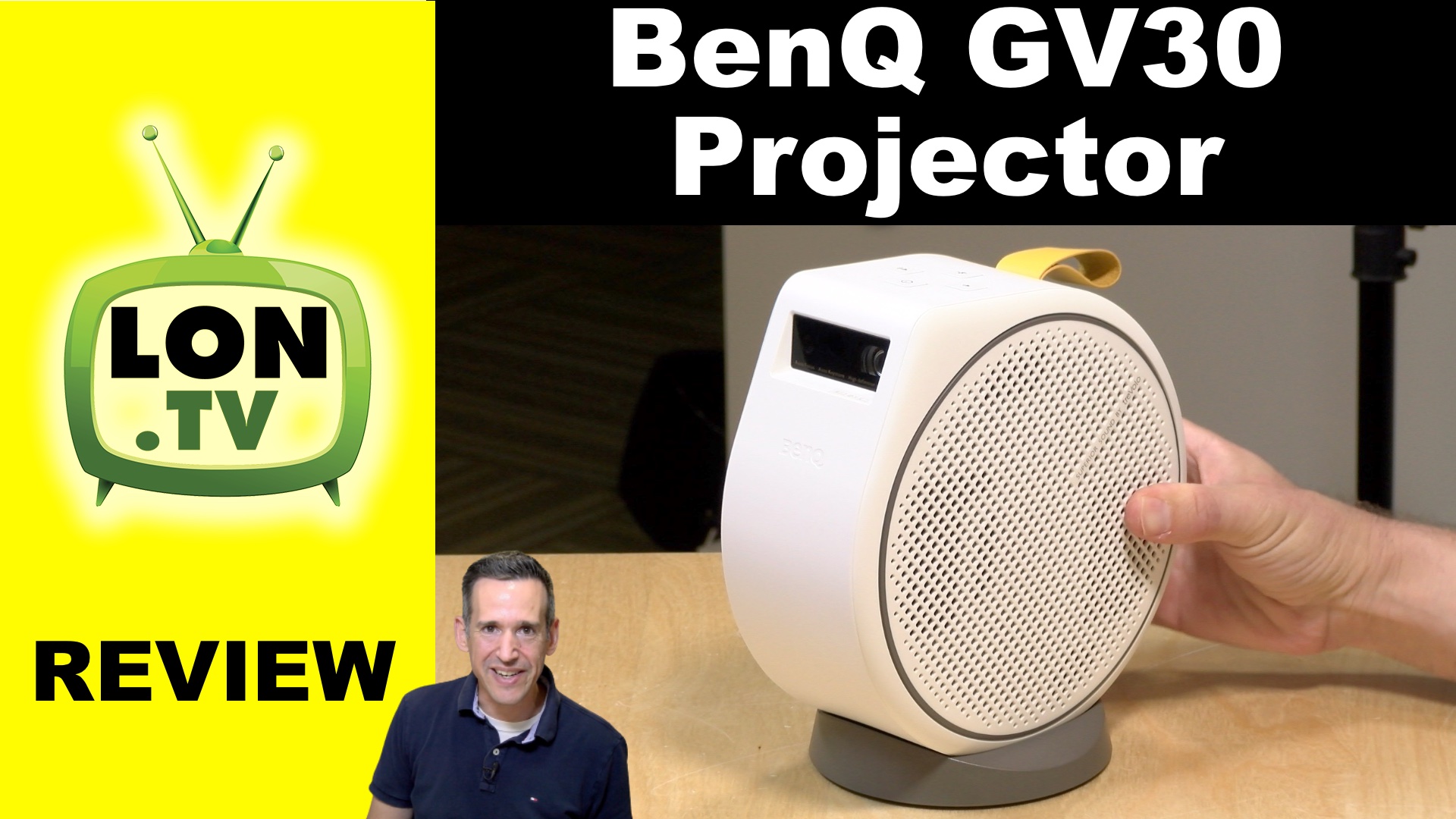 Watch BenQ GV30 Portable Smart Projector Full Review on Amazon Live