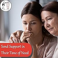 Vista 5 de Wright Home & Gift Bouquet Funeral - Tarjetas de felicitación de condolencia Juego de 2 unidades + 2 sobres (5 x 7)