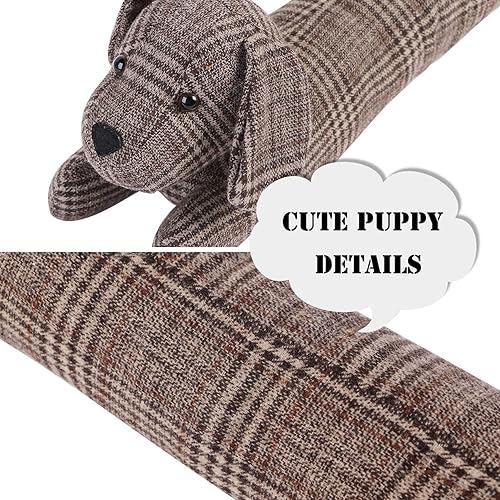 Miniatura 3 de Tapón de tela para perros para debajo de la puerta, 3 libras, resistente e insonorizado, protector de corrientes de aire de 34 pulgadas para ahorro