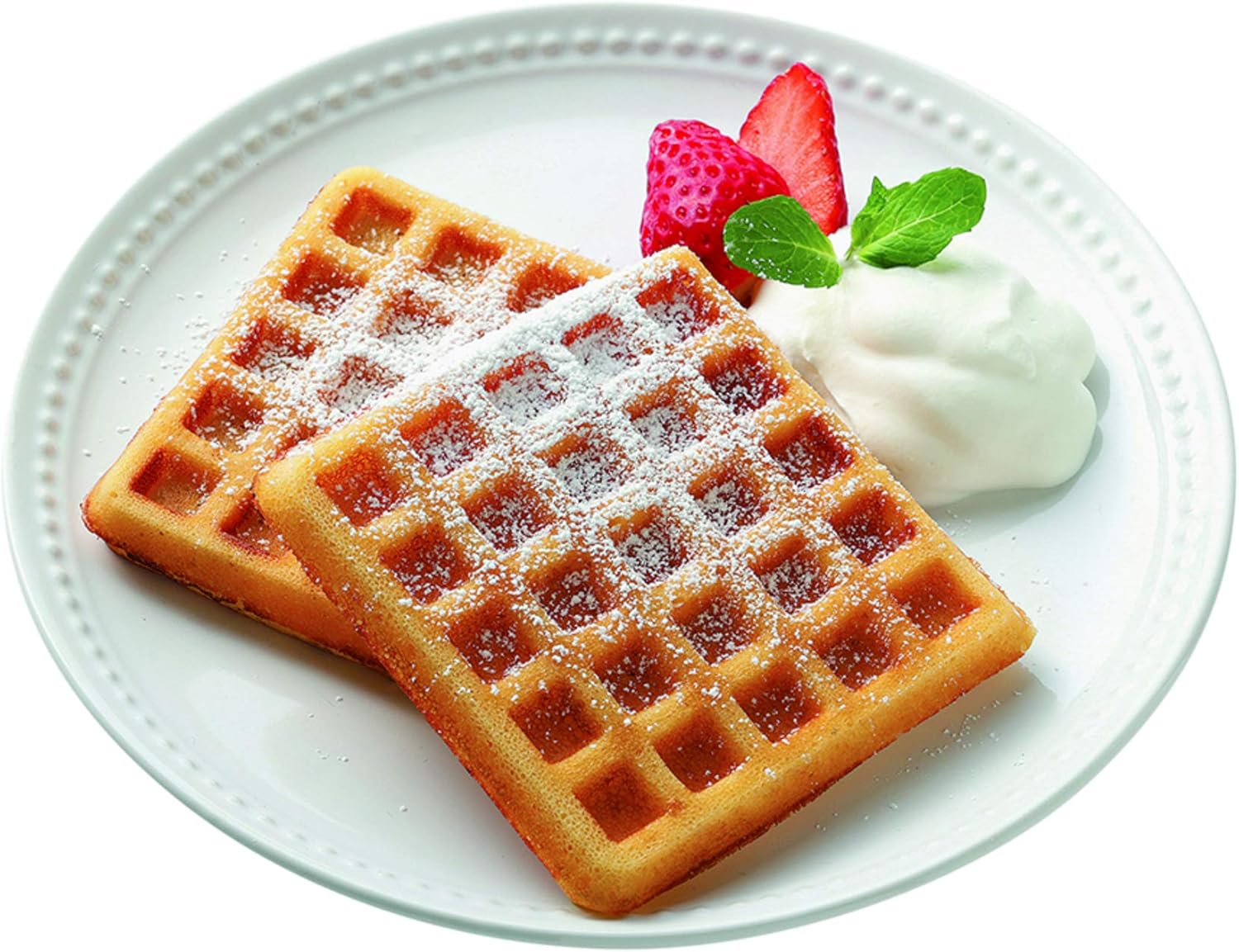 Pearl Metal D-6540 DESSEII Black Non-Stick 2 Waffle Maker, 13.2 x 8.7 x 1.4 Inches, 1.5 lbs