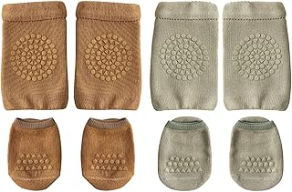Unisex Baby Knee Pads for Crawling Anti Slip Knee Protectors Toddler Knee Pads Elastic Leg Warmers Soft Leg Protector