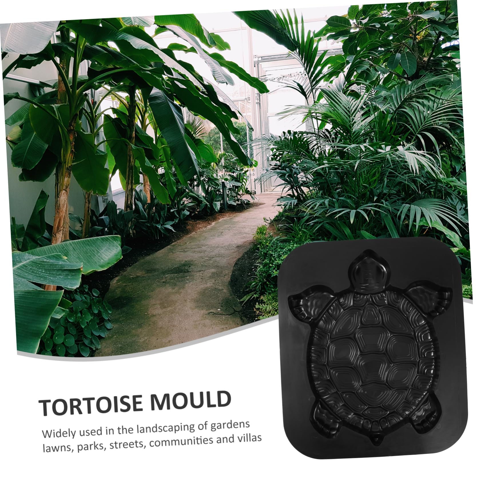 BESPORTBLE Modelo De Piedra De Tingbu Azulejos Del Patio Moldura De Hormigón Alfombra De Hierba Al Aire Moldes De Piedra Para Hormigón Molde De Hormigón De El Plastico