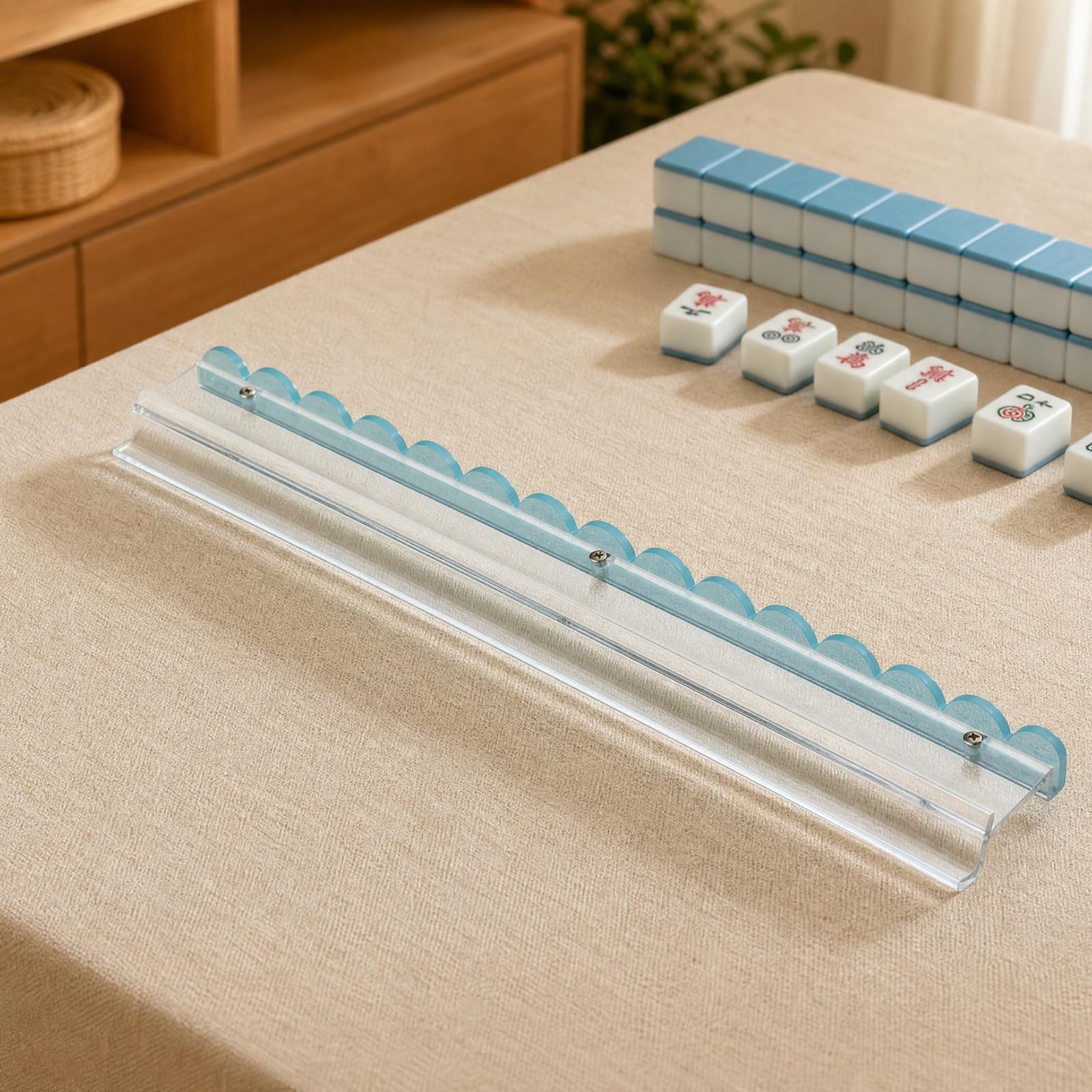 MagiDeal 4 Piezas Rack en Forma con Diseño U Pulgadas Rack Acrílico Transparente Compacto, Claro