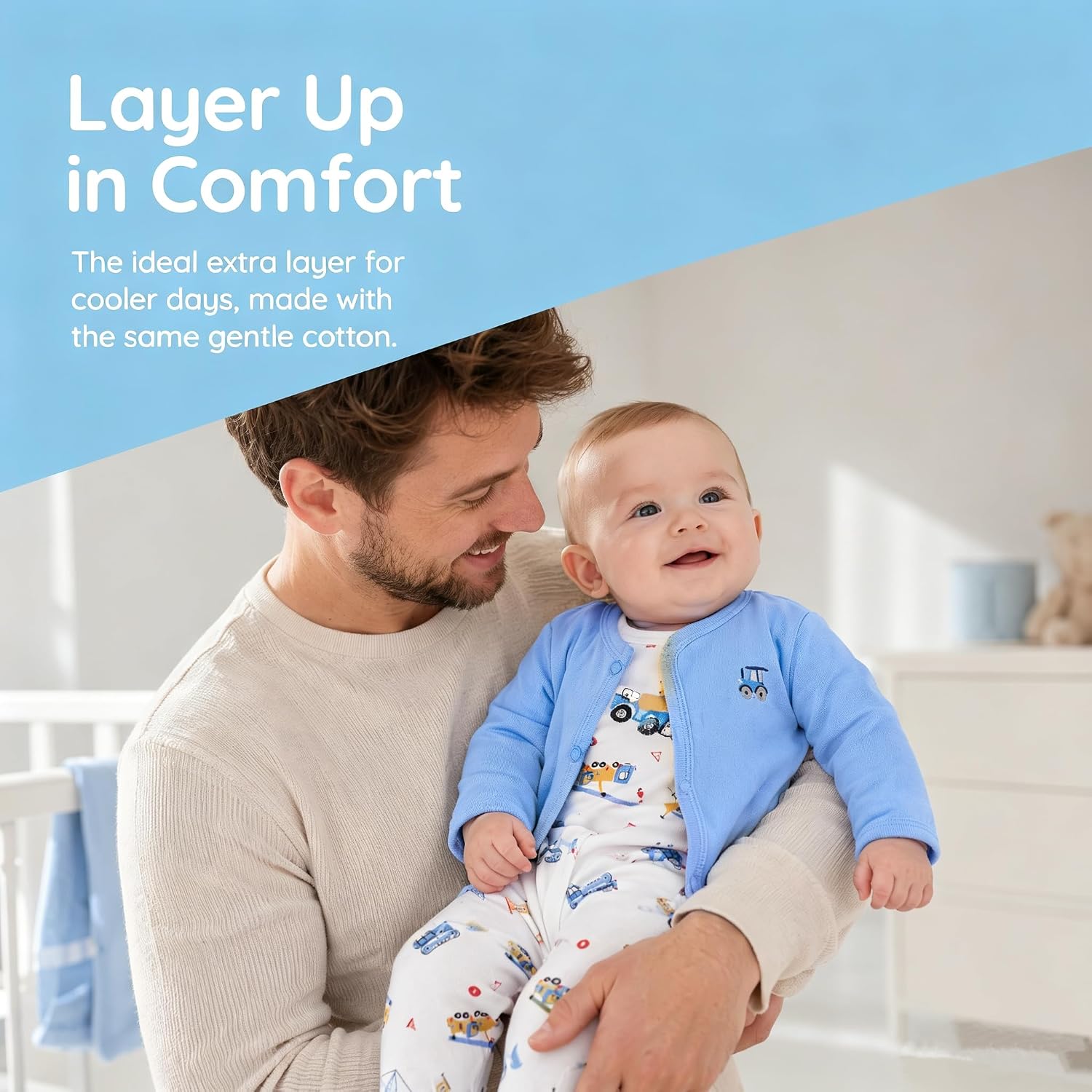 Baby Clothing Sets Unisex 8‑Piece Newborn Layette Essential Gift Bodysuit Outfit