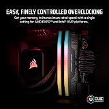 CORSAIR VENGEANCE RGB RS DDR5 RAM 16GB (2x8GB) Up to 6000MHz CL36-44-44-96 1.35V AMD EXPO Intel XMP Computer Desktop Memory – Grey (CMG16GX5M2E6000Z36) - 5