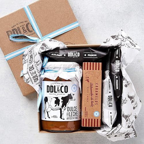 Dulce de Leche Alfajores Argentina - Caja de regalo (tamaño mediano)