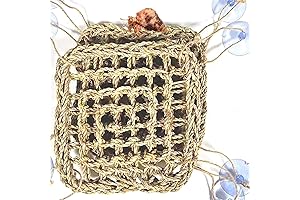 Two-Pack Hermit Crab Hammock and Lizard Climbing Net for Small Reptile Habitats
