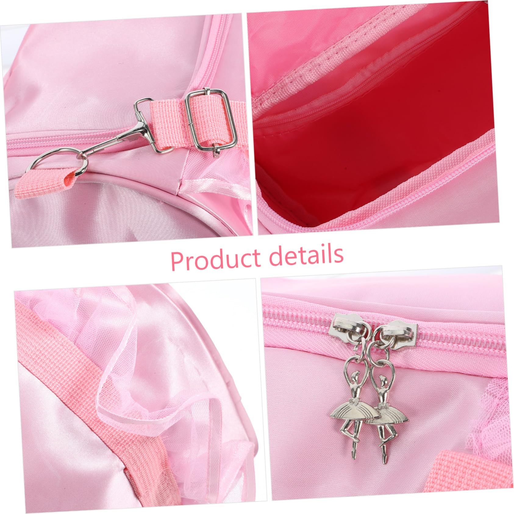 SOIMISS Lot De 4 Trousses De Maquillage en Satin Et Dentelle pour Filles pour La Danse La Gymnastique