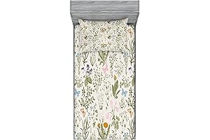 Ambesonne Boho Twin Size Fitted Sheet Set