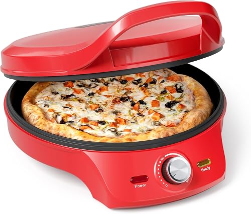 Princess 01.115007.01.001 Pizza-Maker, Aluminium Plastic, Black - 1
