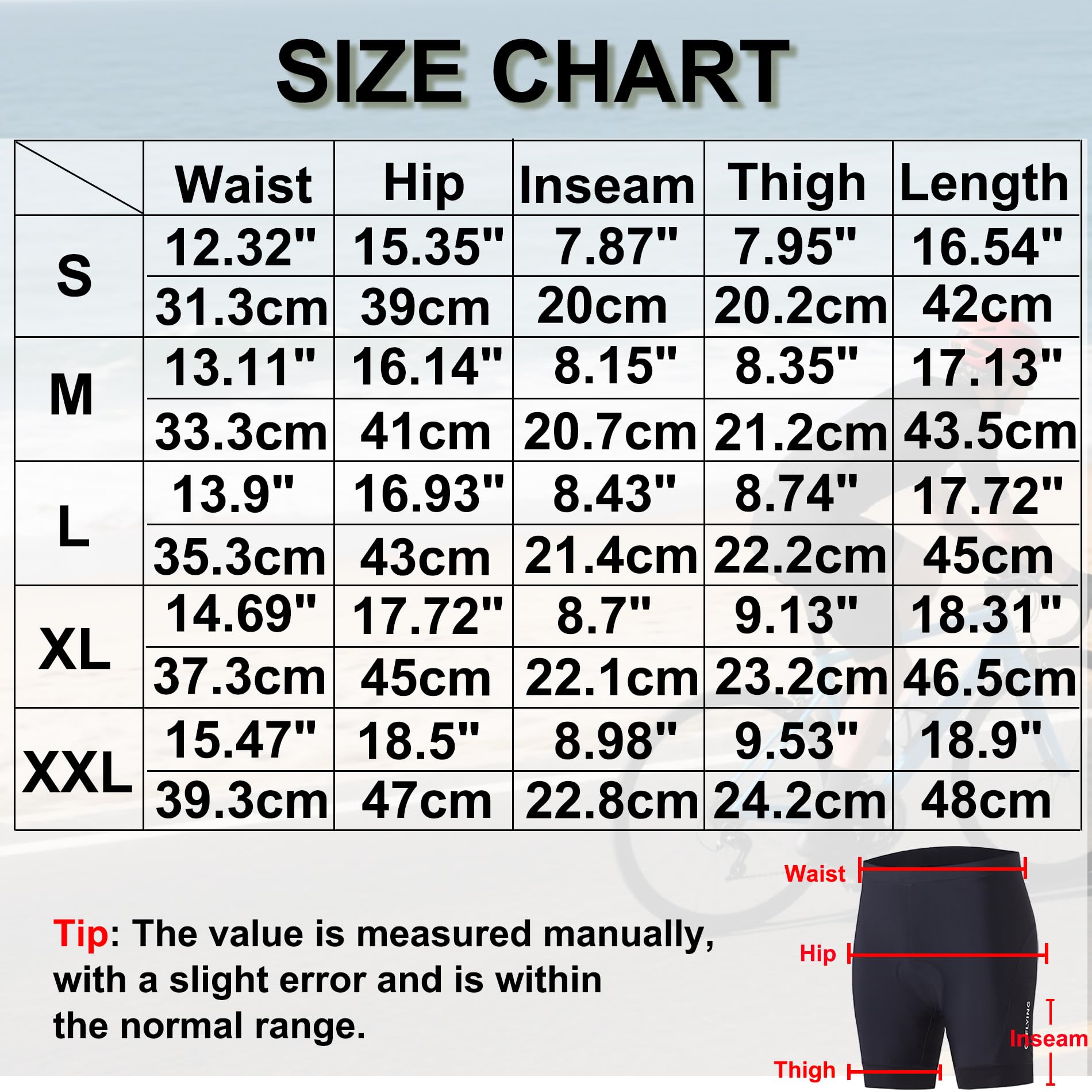 Pantaloni Ciclismo Donna 5D Imbottiti Pantaloncini Corti Ad Asciugatura Rapida Traspiranti con 3 Tasche
