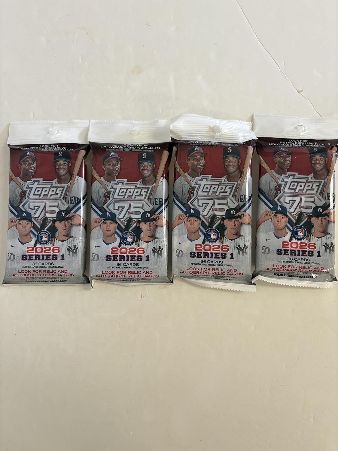 2026 TOPPS Series 1 Baseball Fat Pack