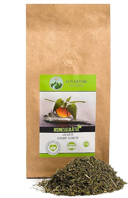 Nettle Infusion (250g, 8.8oz), Nettle Tea, Nettle Leaves, 100% Natural and Pure, Herbal Tea, Cut, Natural Nettle