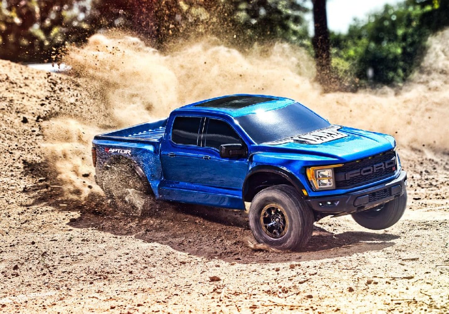 Traxxas Ford F-150 Raptor R 4x4 VXL TSM ID RTR 101076-4 Blue