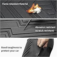 Vista 8 de Ajuste personalizado para Mercedes Benz GLC 300 250 300e 43 63 2016-2022 (No para Coupe) Alfombrillas del suelo, forro de carga y alfombrilla