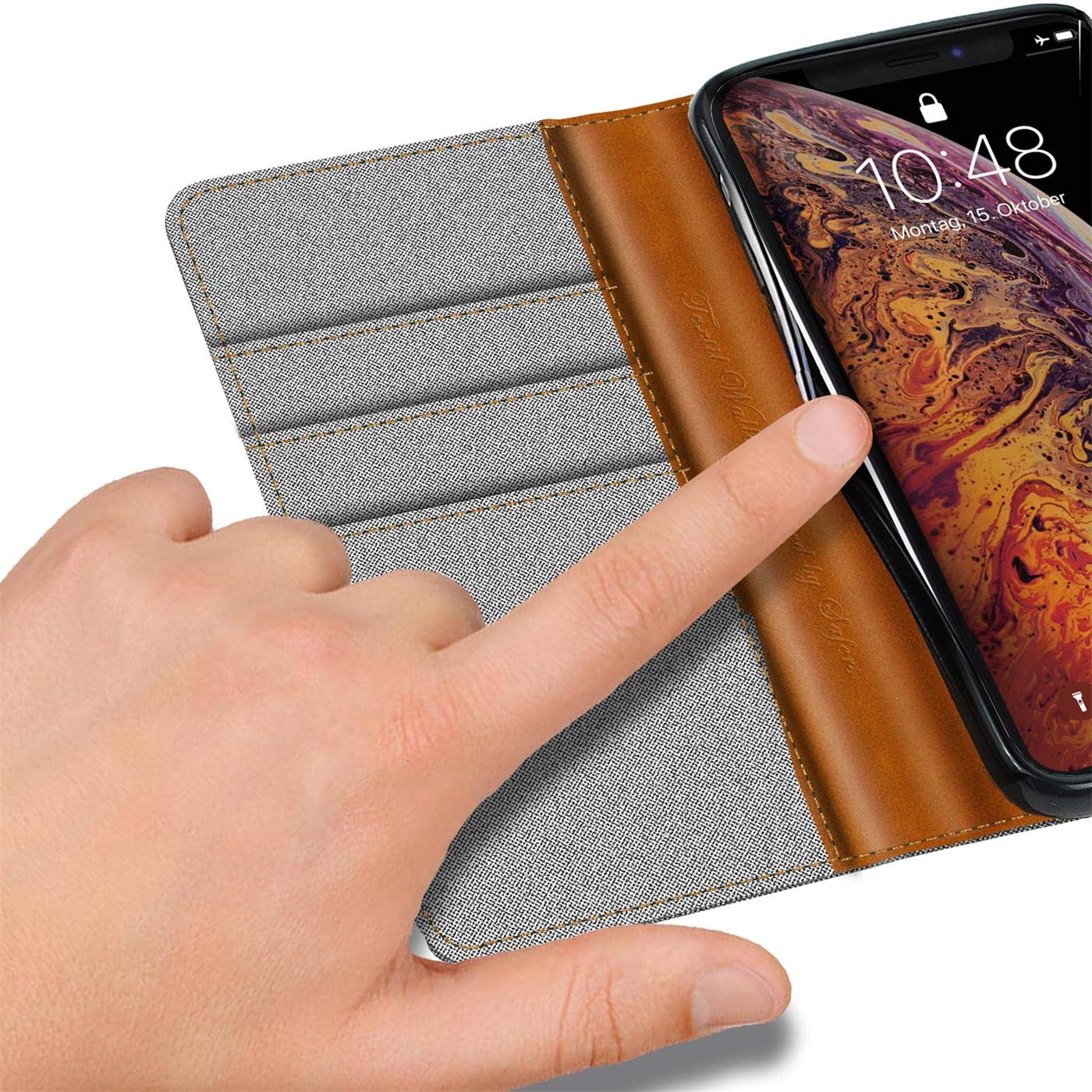 Verco Phone Wallet Case compatible with the iPhone XS - Image 3