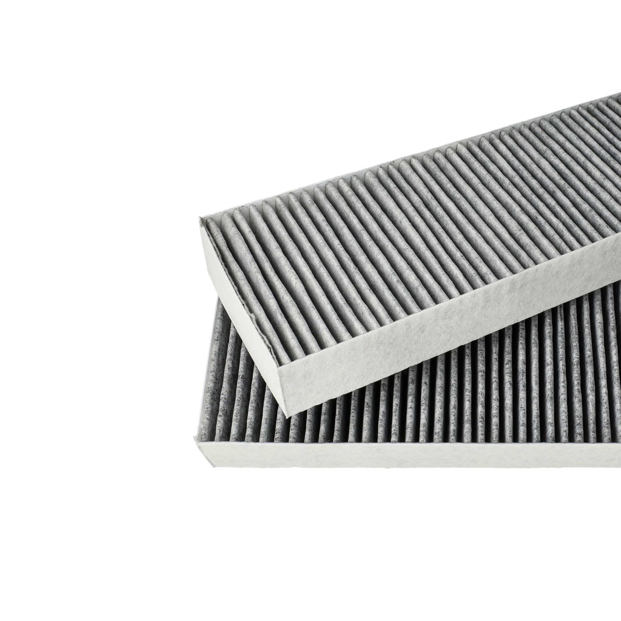 vhbw 6 x filtr z węglem aktywnym zastępuje Bora BAKFS-002, BAKF-001, BAKFS do okapów kuchennych - 34 x 12,2 x 4,25 cm