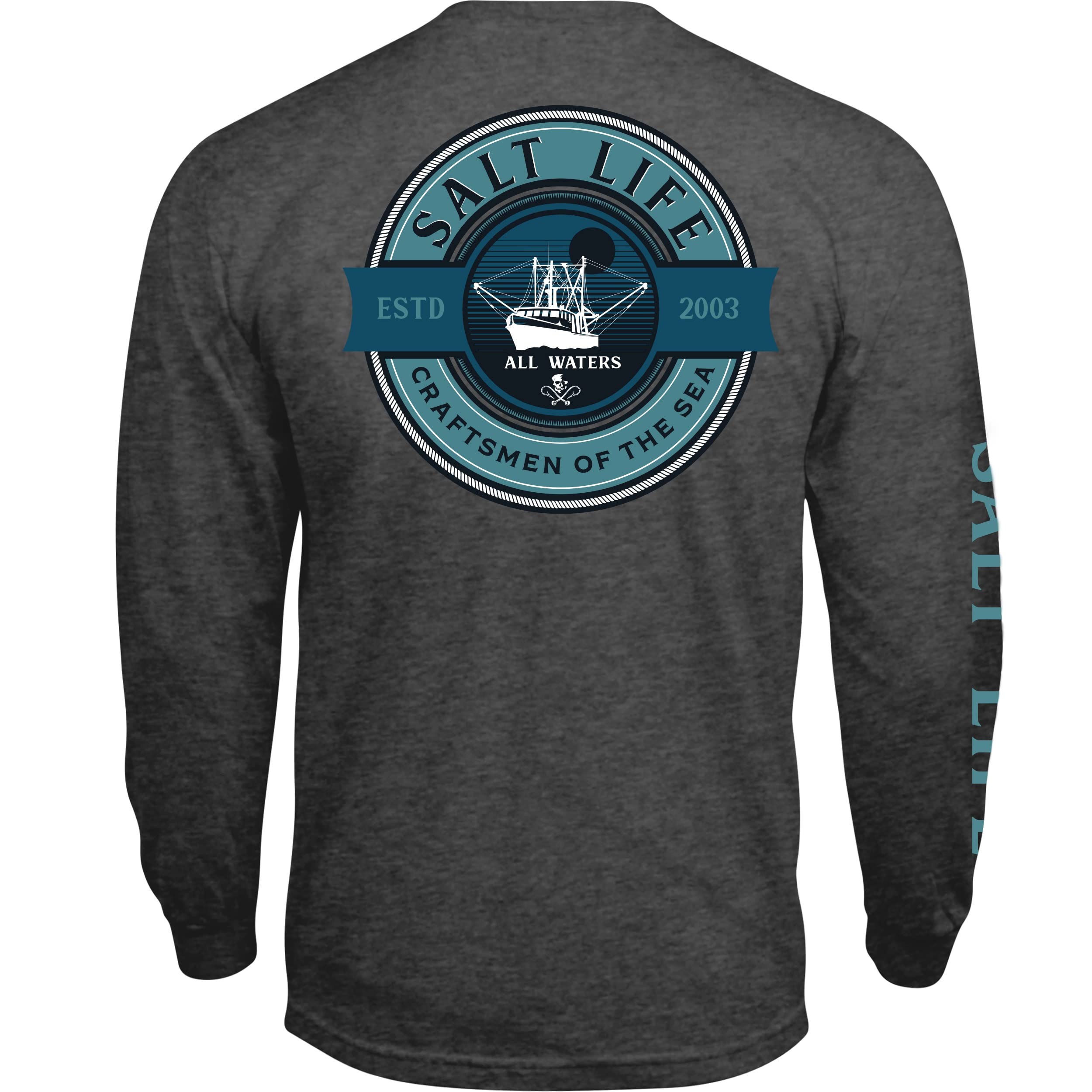 Salt LifeMen's All Waters Long Sleeve Crew Neck Tee