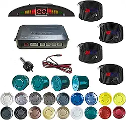 Kit de sensor de estacionamento kit de sensor de reserva sensor reverso para carro 18 opções de cores para sondas ajustável alarme volume profissional sensor de reversa para carro assistente