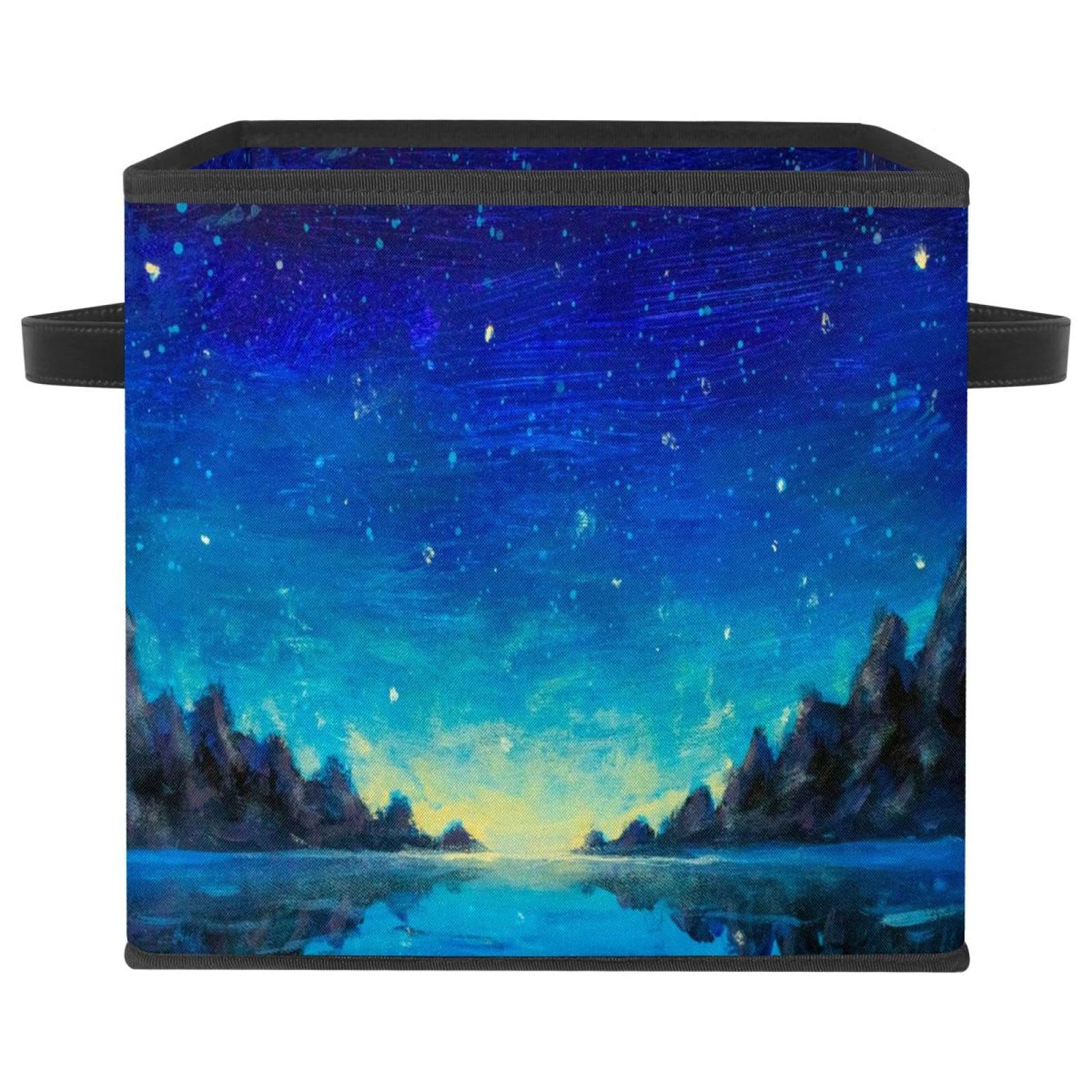 Boîte de rangement ciel étoilé pour une chambre apaisante
