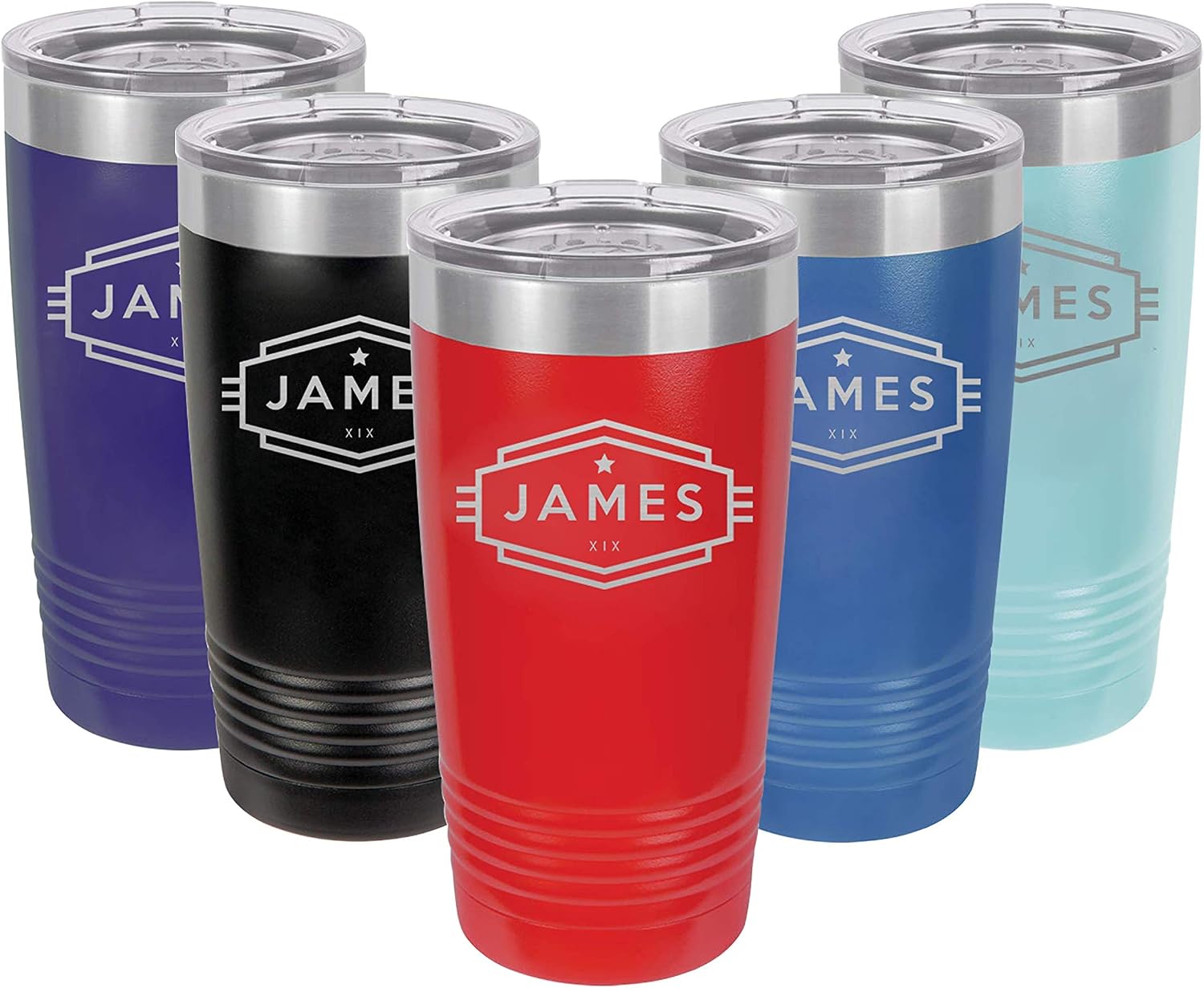 Cadet Personalized Stainless Steel Tumbler 20oz (RED)