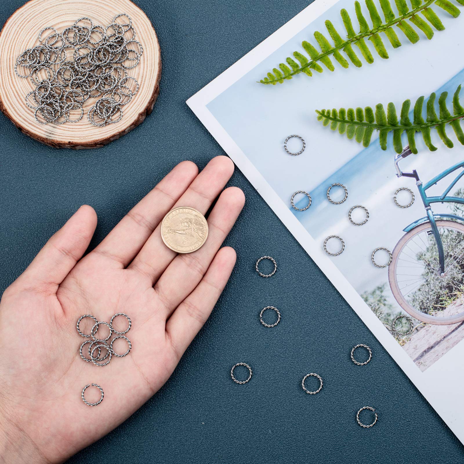Binderinge Aus Edelstahl 304 – 12 Mm, 1 Mm Drahtstärke, 100 Stück, Für Schmuckherstellung & Basteln