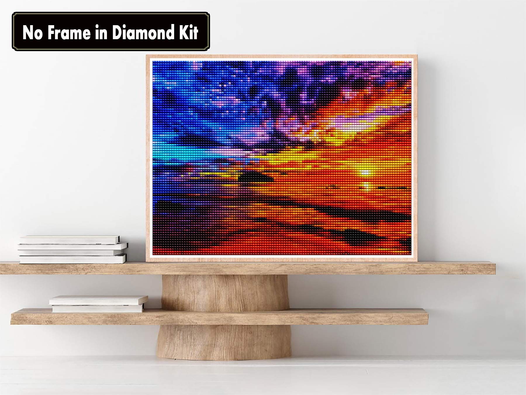 Zariocy 5D Fai Da Te Diamond Painting Completo Kit Oceano