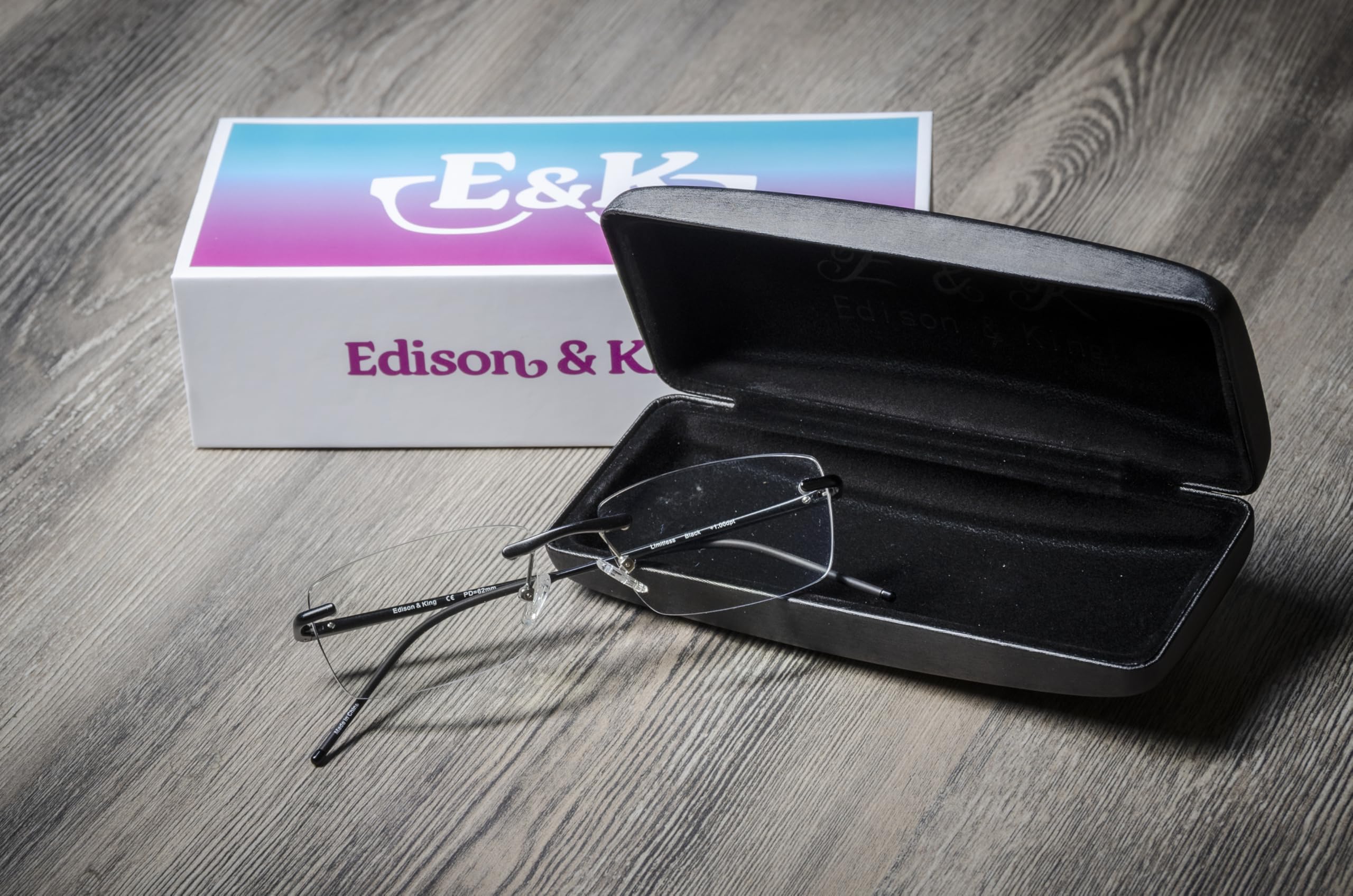 Edison & King Occhiali da lettura uomo - anti luce blu - Lenti Premium - „Limitless“ - antiriflesso