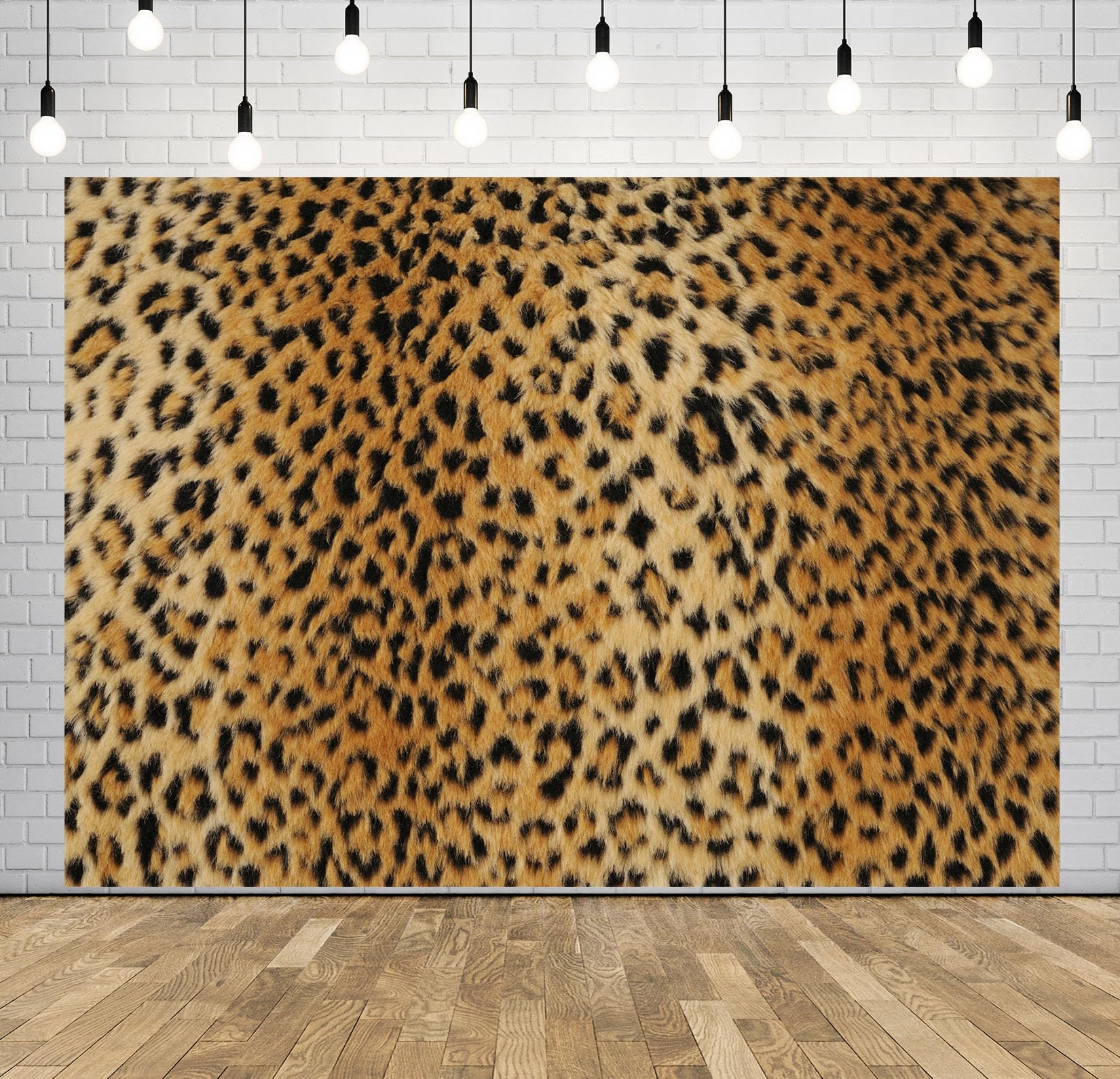 12x8FT (3.6x2.5m) Primo Piano Di Pelliccia Animale Sfondo Fotografico | Texture Morbida Di Felino Selvatico Fondale In Tessuto,Superficie Morbida Fulva,Per Feste A Tema Animali E Foto,Photo Booth