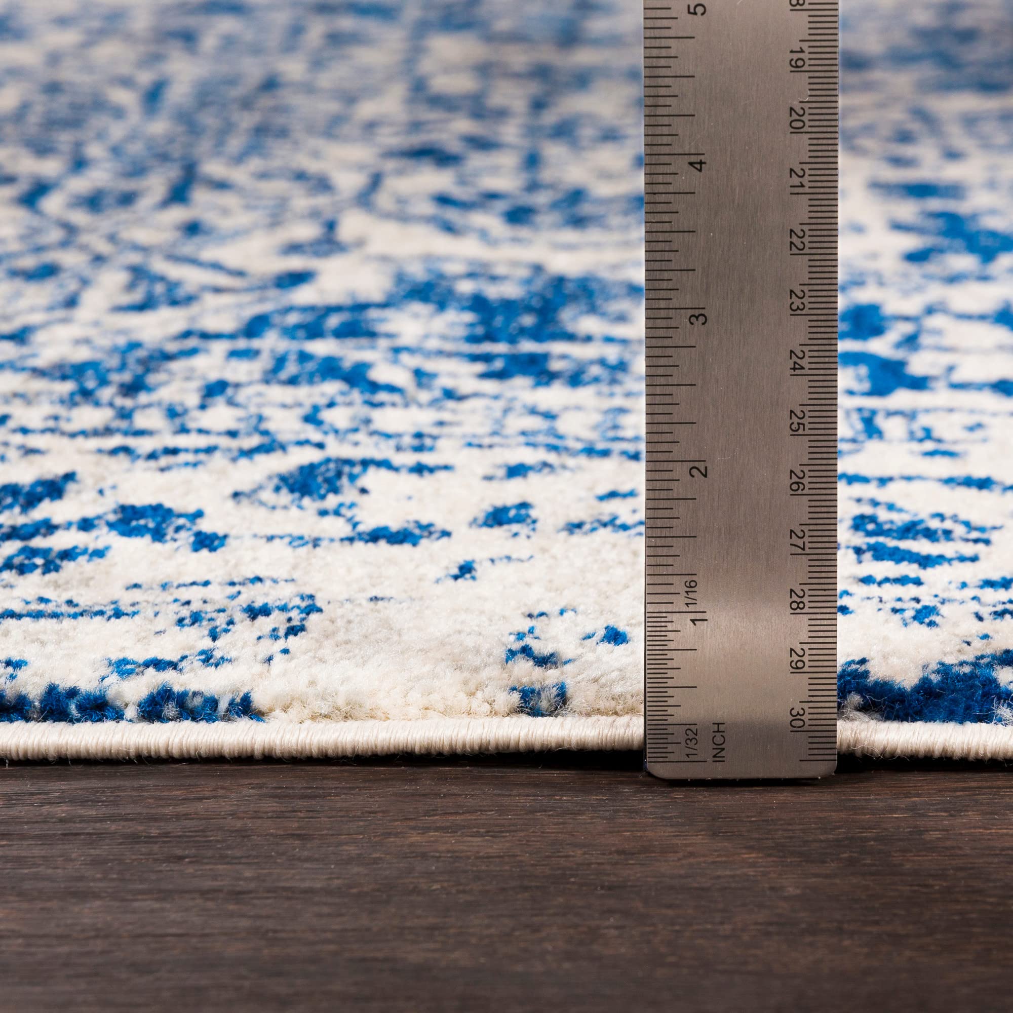 Livabliss Juliette Syracusa Tapis Vintage 160x220 cm – Bleu, Beige, Bohème